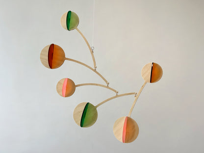 Blush mobile, Pink mobile, Green Mobile, Orange Mobile,wooden mobile, handmade mobile. Calder mobile, mobile and Baby mobile. Moon Mobile, vintage mobile and kinetic mobile. Abstract Art, Hanging Mobile and Kinetic Mobile. Modern Mobile. Mid Century Modern and Hanging Sculpture, retro mobile