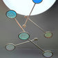 Orbit Iridescent Diachronic Mobile - The Illuminist - Mobiles Kinetic Mobile Kinetic Art  Kinetic Sculpture Crib Mobile Baby Mobile Nursery Mobile Mobile Art Mid Century Art  Mid Century modern Calder mobile mobiles for adults furniture and decor Hanging Art Mobile Art spinning mobile Modern Art Contemporary Art  Hanging mobile Calder-inspired